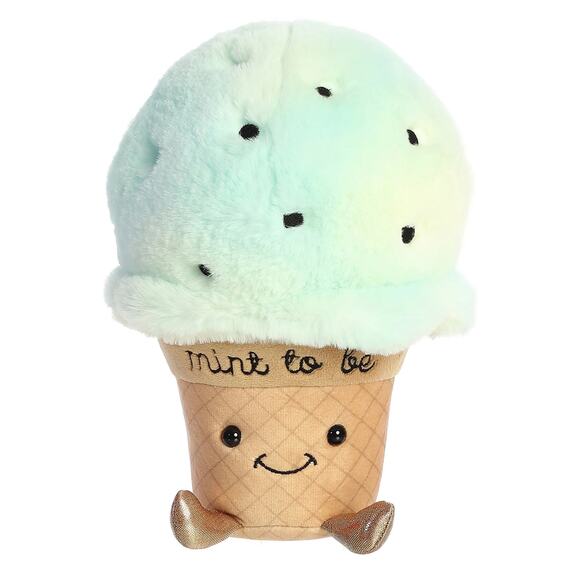 Aurora Plush Mint To Be Ice Cream Wit Stuffed Animal Just Sayin Bedroom Decor 8" - Picture 3 of 14